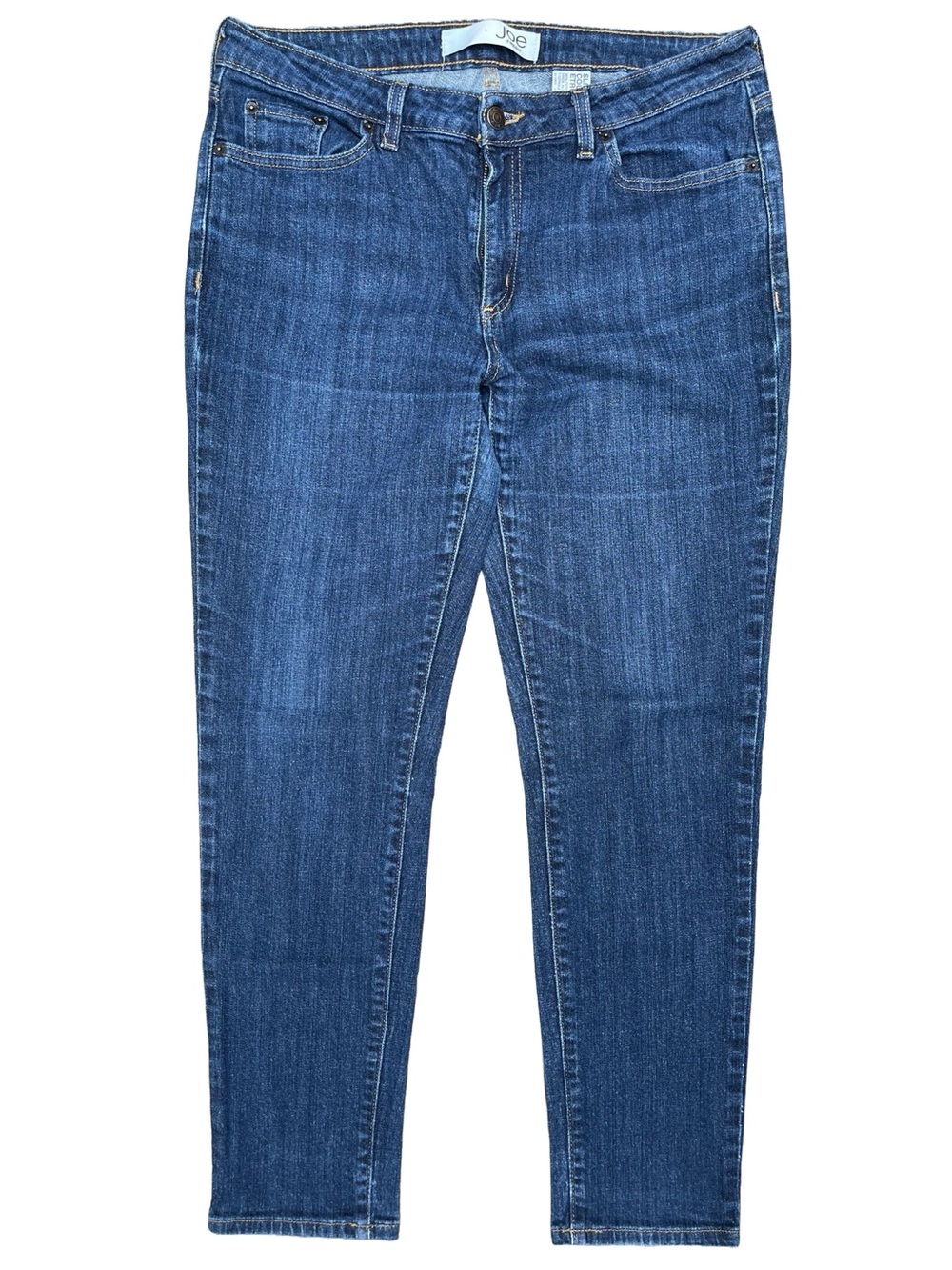 Joe Fresh Classic Medium Dark Wash Slim Jeans, Size 12